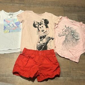 Carters & Adidas Size 7 Shirts